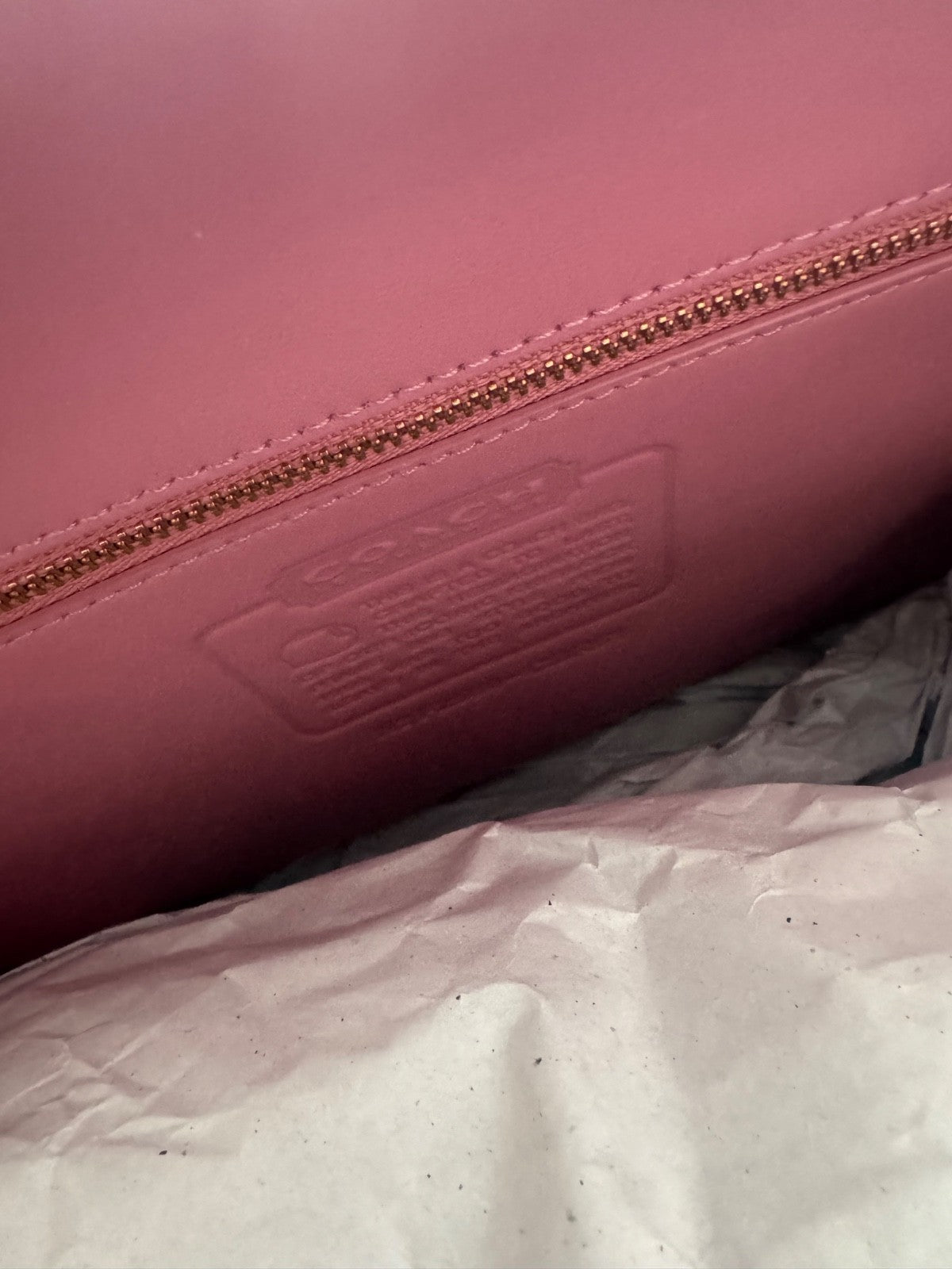 COACH Big Large Kisslock Rose Kiss Lock Pink Frame Bag Nwt