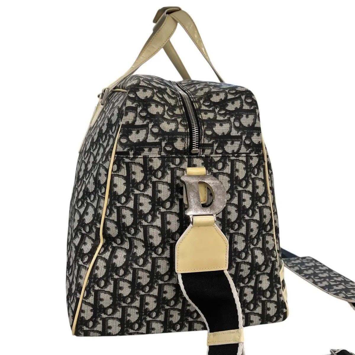 Dior Diorissimo NO 1 Trotter Monogram Duffle Bag Navy Vintage Rare Y2K