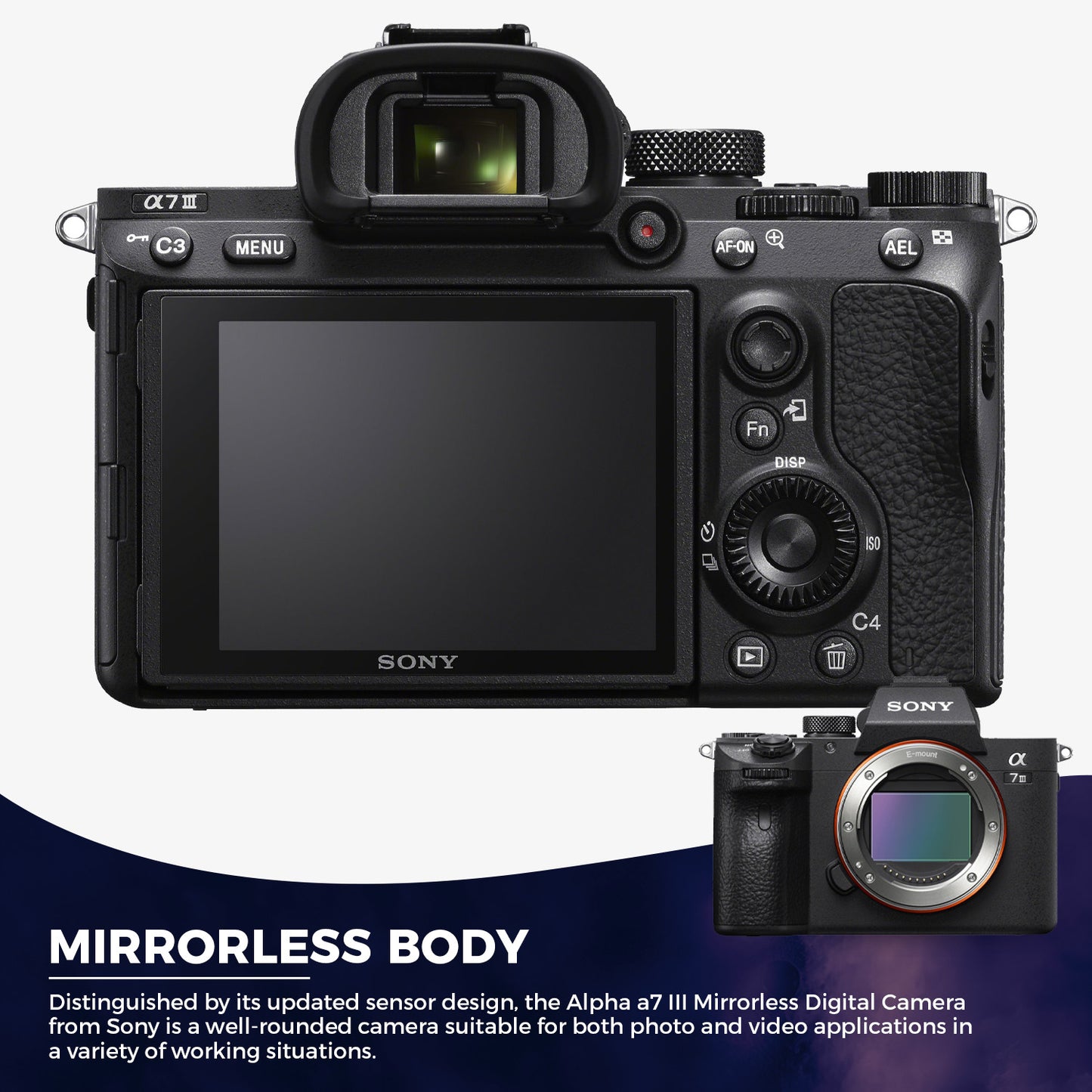 Sony Alpha a7 III β Full-Frame Mirrorless Camera (Body Only)