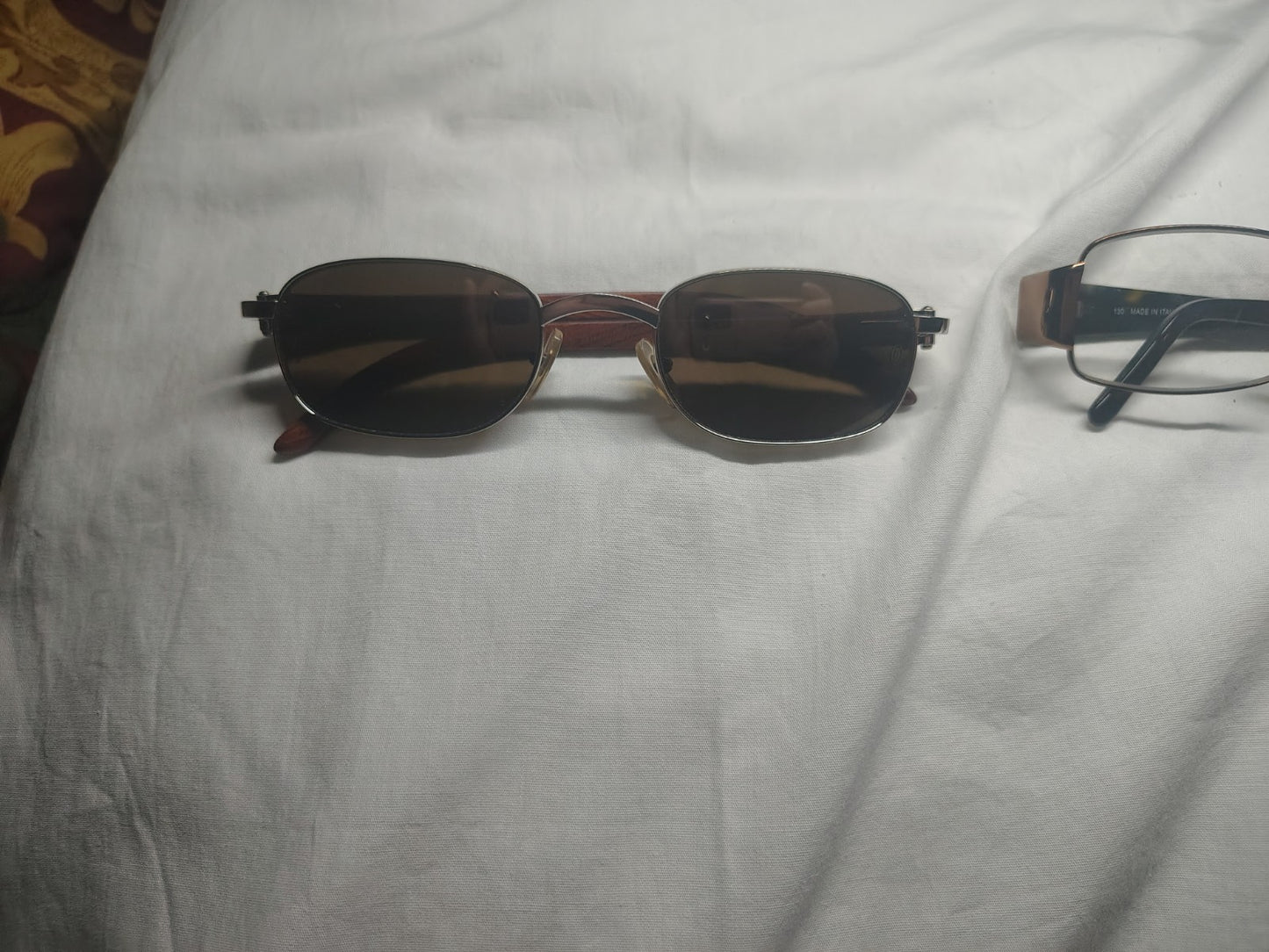 cartier glasses authentic wood giverny vintage