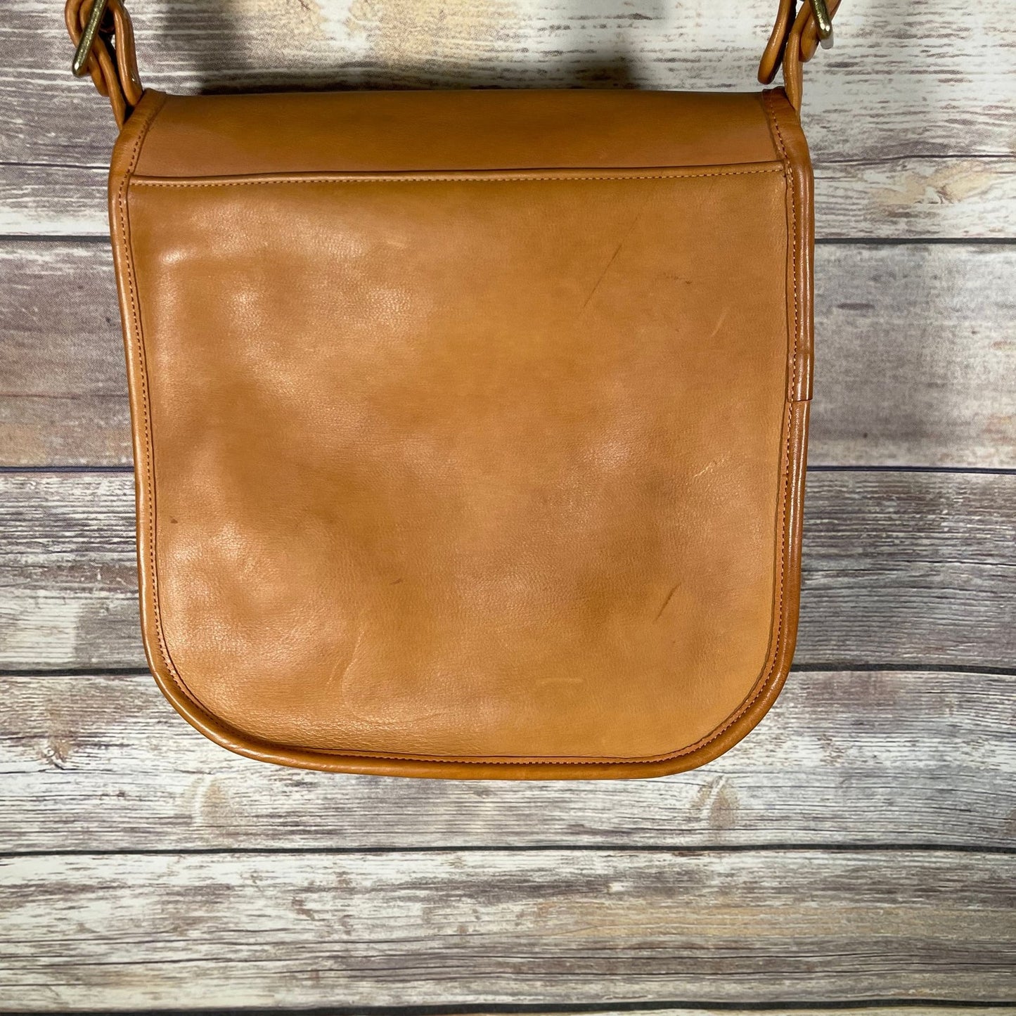 Vintage 1970’s Coach Bag Courier Bonnie Cashin Tan Brown Rare NYC USA