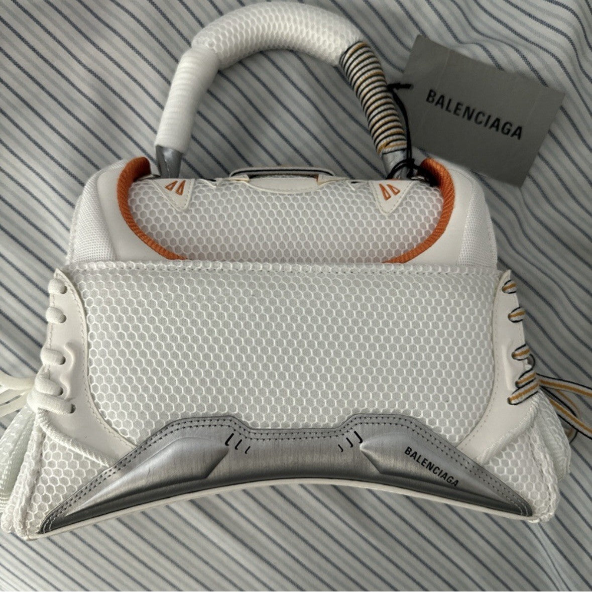 NWT Balenciaga Hourglass Sneakerhead Handbag Satchel Y2K Authentic New