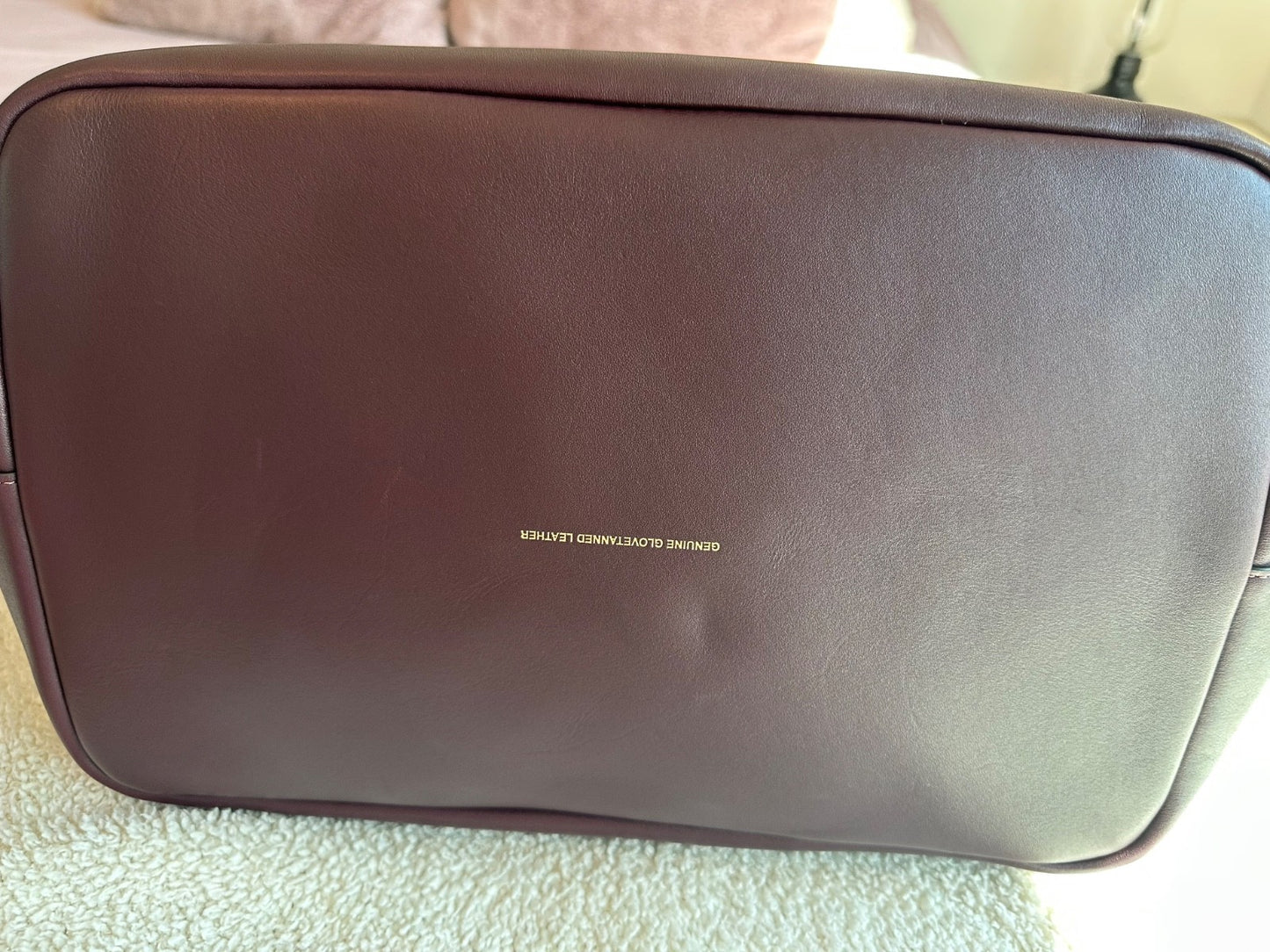 Coach large Kisslock frame bag- Black Currant