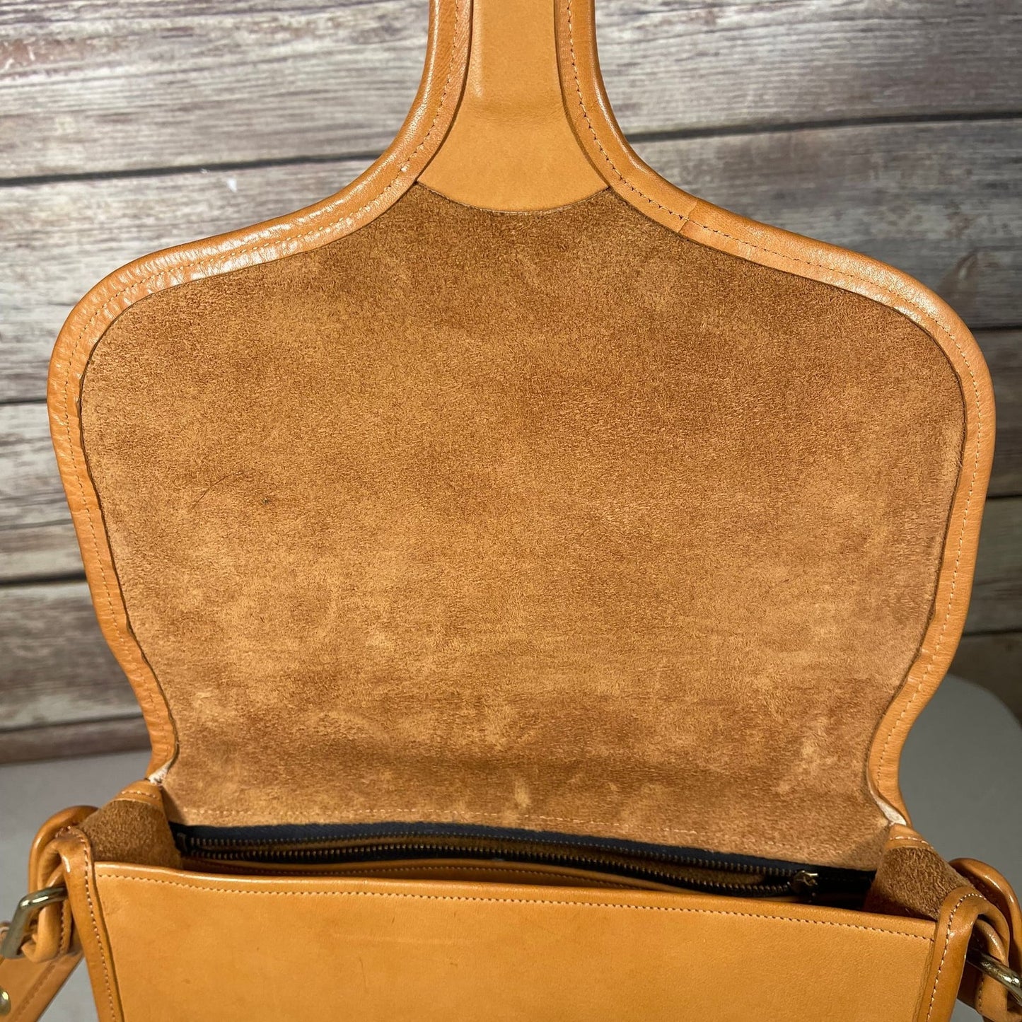 Vintage 1970’s Coach Bag Courier Bonnie Cashin Tan Brown Rare NYC USA
