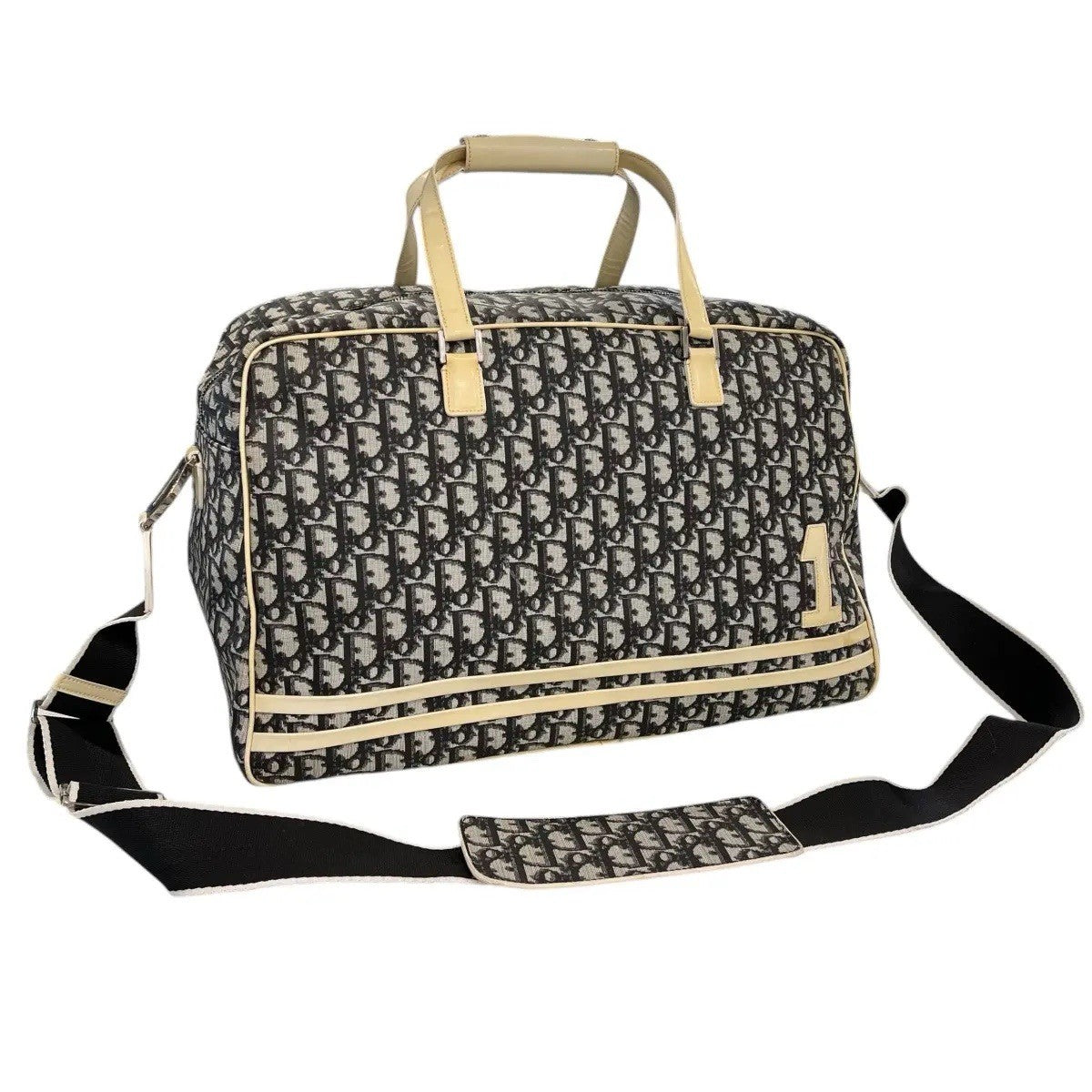 Dior Diorissimo NO 1 Trotter Monogram Duffle Bag Navy Vintage Rare Y2K