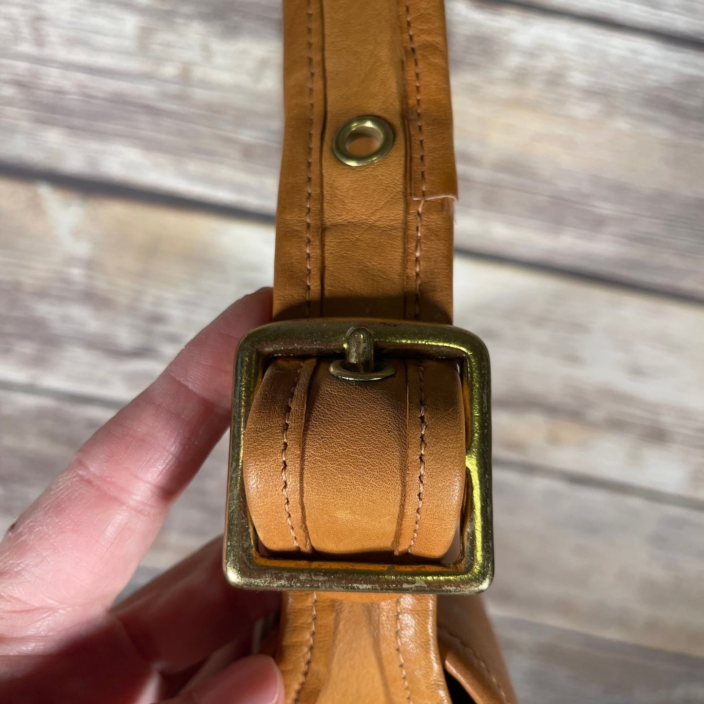 Vintage 1970’s Coach Bag Courier Bonnie Cashin Tan Brown Rare NYC USA