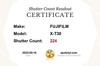 Fujifilm X- t30  SC  234!!  + Fujifilm 18-135mm Lens MINT CONDITION