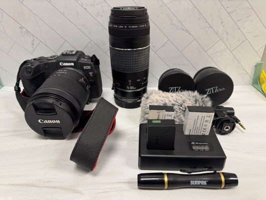 Canon EOS RP Camera Black w/ RF 24-105mm F4-7.1 IS STM Mirrorless Digital Camera
