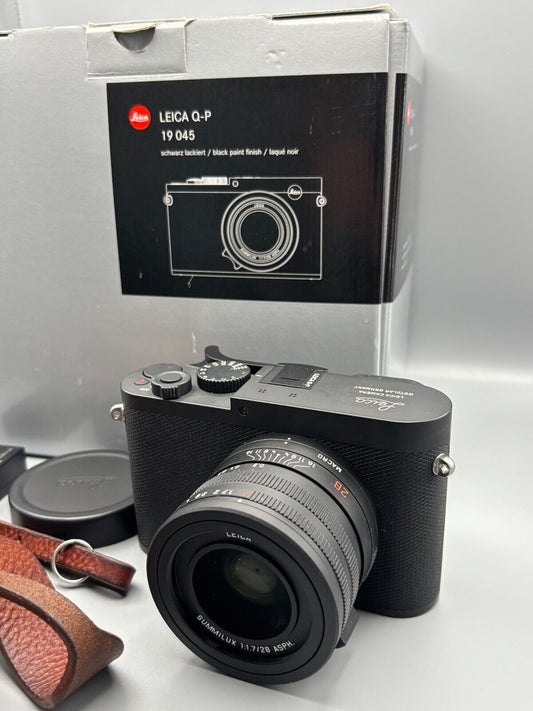 Leica 19045 - Leica Q-P Black Painted "Tested Excellent Condition" Original Box!