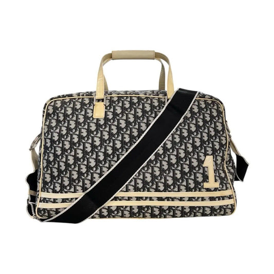 Dior Diorissimo NO 1 Trotter Monogram Duffle Bag Navy Vintage Rare Y2K