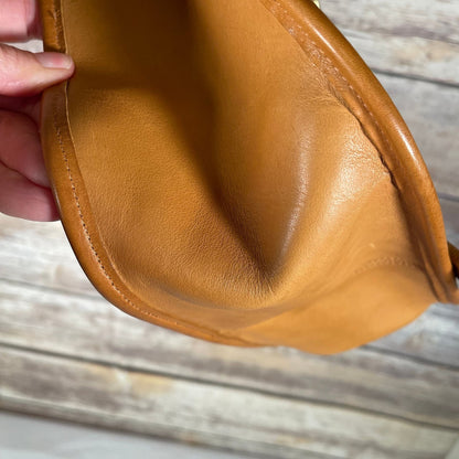 Vintage 1970’s Coach Bag Courier Bonnie Cashin Tan Brown Rare NYC USA