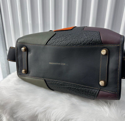 RARE Coach Rogue 1941 Patchwork Leather Shoulder Bag Handbag Purse Multicolor