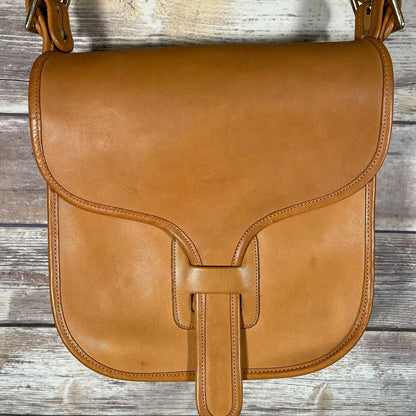 Vintage 1970’s Coach Bag Courier Bonnie Cashin Tan Brown Rare NYC USA