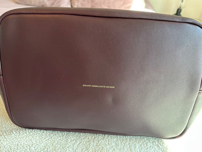 Coach large Kisslock frame bag- Black Currant