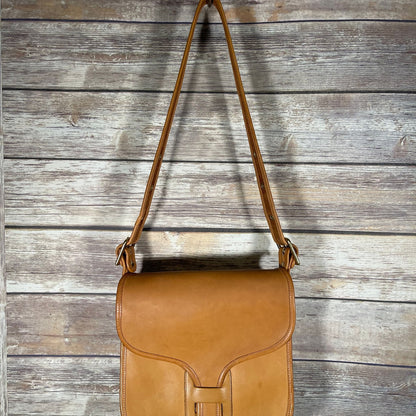 Vintage 1970’s Coach Bag Courier Bonnie Cashin Tan Brown Rare NYC USA