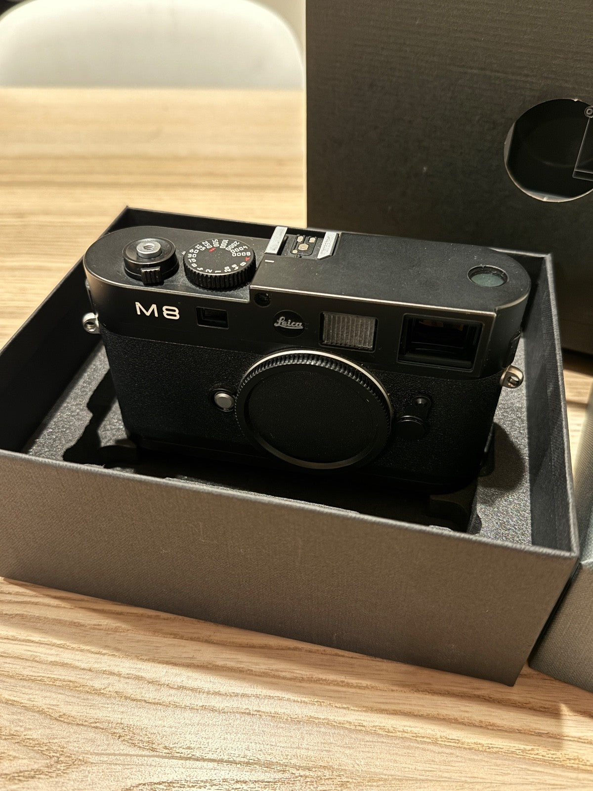 [NEAR MINT IN BOX ] Leica M8 Digital Rangefinder Camera Black 10.3MP CCD