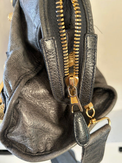 Balenciaga Part Time City Bag Anthracite GGH Giant Gold Grey Leather Y2K