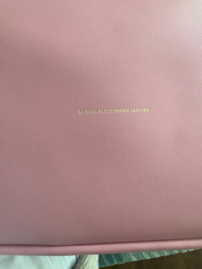 COACH Big Large Kisslock Rose Kiss Lock Pink  Frame Bag Nwt